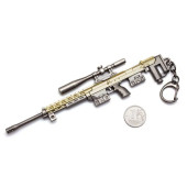 Golden Microgun M Sniper Rifle AMP DSR-1 Keychain with Bipod