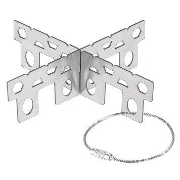 Portable Mini Alcohol Stove with Lid and Cross Stand-3