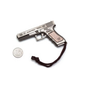 Microgun M Keychain Replica of Glock 17 Grey