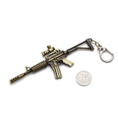 Брелок Microgun S автомат Colt M4A1 с оптическим прицелом (Gold edition)