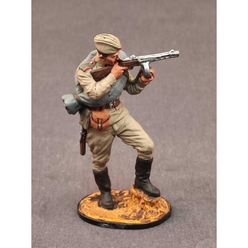 Geschmückte Bleifußfigur von W.I. Lenin - 1:32 Skala (54mm)