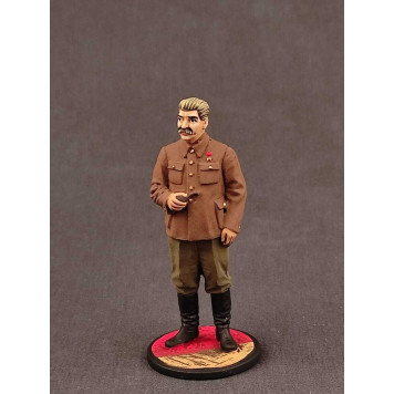 Stalin Tin-Soldat bemalt 1:32 Skala (54mm) - Reihe des Großen Vaterländischen Krieges