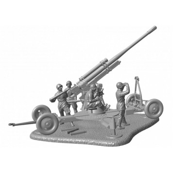 Soviet 85mm Anti-Aircraft Gun 52-K Model Kit-7
