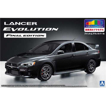 Mitsubishi Lancer Evolution X Final Edition Model Kit (Phantom Black Pearl 2 Tone)