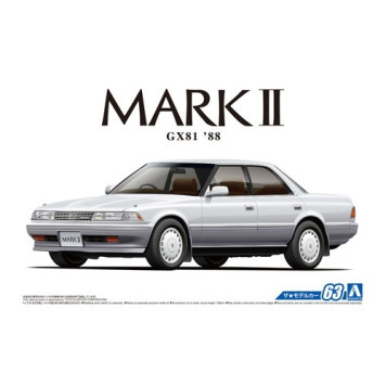 Toyota Mark 2 GX81 2.0 Grande TwinCam24 &88 Scale Model Kit