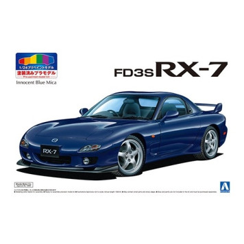 1999 Mazda FD3S RX-7 Innocent Blue Mica Model Kit