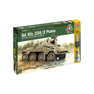 World War II Model Kit: Armored Vehicle Sd.Kfz.234/2