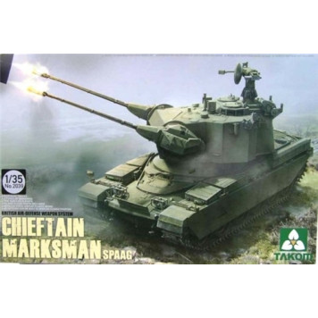 Chieftain Marksman British Anti-Aircraft Defense System Model