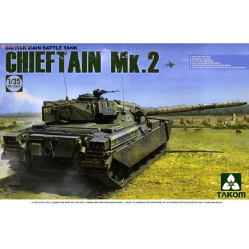 British Chieftain Mk.2 Main Battle Tank Assembly Model