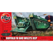 Amphibious Transport BUFFALO with Jeep Model Kit Amphibious Transport BUFFALO with Jeep Model Kit