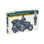 Zundapp KS 750 Motorcycle with Sidecar Assembly Model Zundapp KS 750 Motorcycle with Sidecar Assembly Model