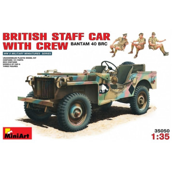 British Command Vehicle with Crew Model Kit