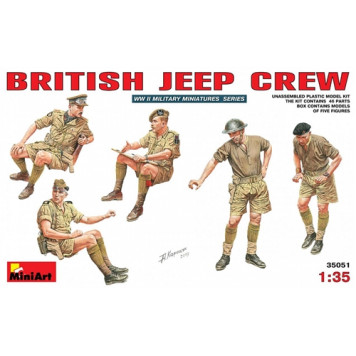 British Jeep Crew Assembly Model