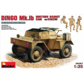 British Dingo Mk. 1b Armored Car with Crew Model Kit British Dingo Mk. 1b Armored Car with Crew Model Kit