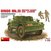 British Dingo Mk 3 Armored Car with Crew Model Kit British Dingo Mk 3 Armored Car with Crew Model Kit