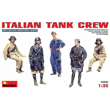 Italian Tank Crew Assembly Model