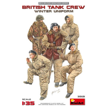 British Tank Crew Winter Uniform Model Kit