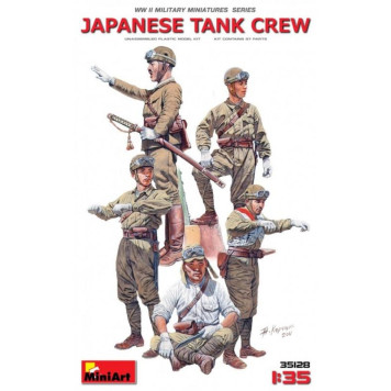Japanese Tank Crew Assembly Model