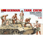 German Afrika Korps Tank Crew Assembly Model German Afrika Korps Tank Crew Assembly Model