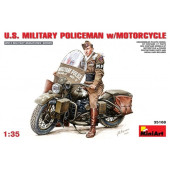 American Police Officer with Motorcycle Model Kit American Police Officer with Motorcycle Model Kit