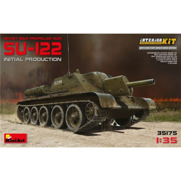 SU-122 First Series Full Interior Assembly Model