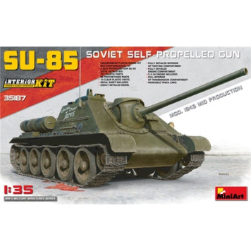 SU-85 Model 1943 Full Interior Assembly Kit