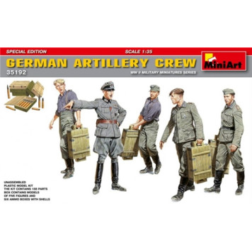 German Artillery Crew Assembly Model - Special Edition