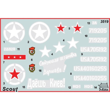 M-3 Scout Armored Personnel Carrier Plastic Model Kit-1