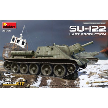 SU-122 Self-Propelled Howitzer Full Interior Model Kit