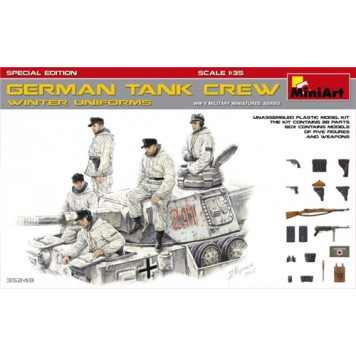 German Tank Crew Winter Uniform Assembly Model - Special Edition