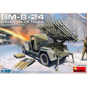 BM-8-24 Multiple Rocket Launcher Scale Model on 1.5T Truck Chassis