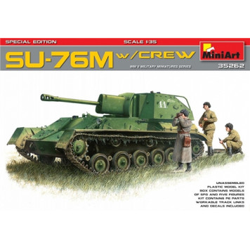 SU-76M Self-Propelled Gun with Crew, Special Edition