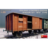 Model Kit Covered Freight Car 18t Type "NTV" Model Kit Covered Freight Car 18t Type "NTV"