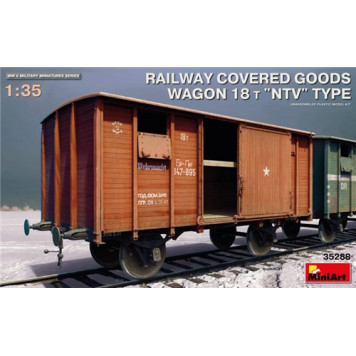 Model Kit Covered Freight Car 18t Type "NTV"