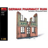 German Ruins Pharmacy Diorama Model