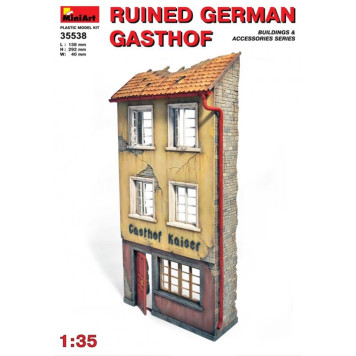 Destroyed German Hotel Model Kit