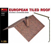 European Tile Roof Assembly Model