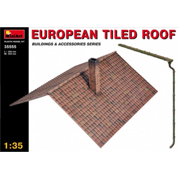 European Tile Roof Assembly Model