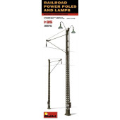 Railway Electric Poles and Lamps Model Kit Railway Electric Poles and Lamps Model Kit