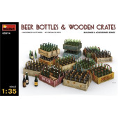 Beer Bottle & Crate Assembly Model Beer Bottle & Crate Assembly Model