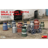 Milk Canisters and Small Cart Model Kit Milk Canisters and Small Cart Model Kit