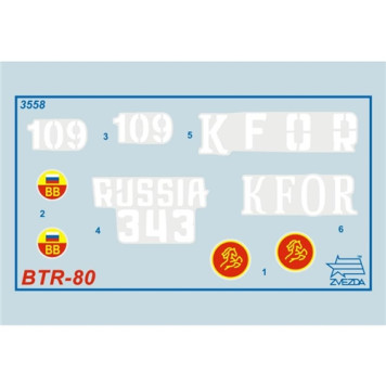 Russian BTR-80 Armored Personnel Carrier Model Kit-1