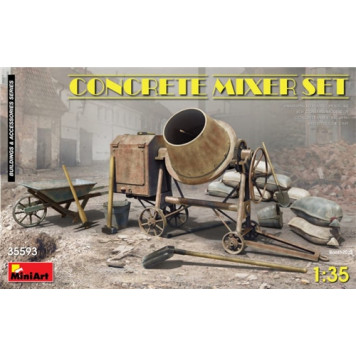 Concrete Mixer Assembly Model