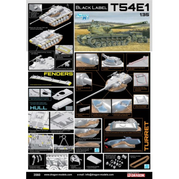 T54E1 Tank Assembly Model