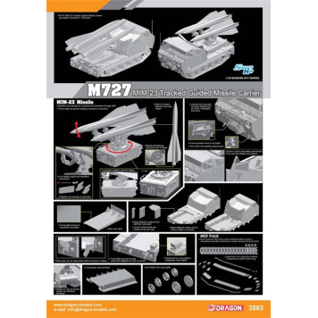 M727 MIM-23 Anti-Aircraft Missile System Scale Model