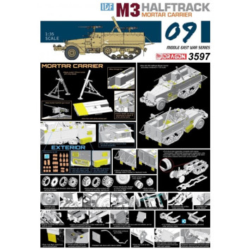 IDF M3 Halftrack Mortar Carrier Assembly Model