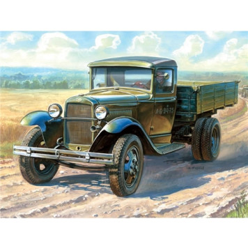 Soviet Military Truck "Polutorka" (GAZ-AA) Model Kit-2