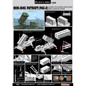 Patriot MIM-104C SAM (PAC-2) Model Kit