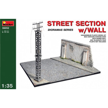 Modular Street Section with Wall