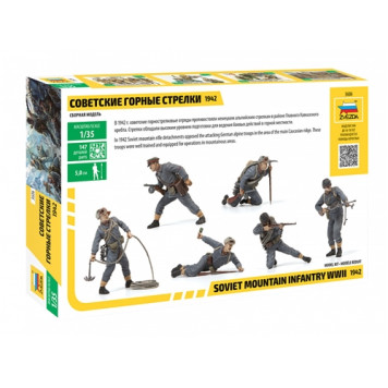 Soviet Mountain Riflemen 1942 - Plastic Model Kit-1